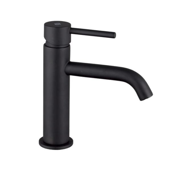Grifo monomando para lavabo SIRIO negro mate
