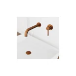 Grifo de lavabo empotrado SIRIO cobre PVD - Imagen 2