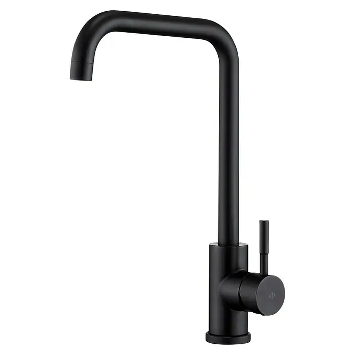 12.webp Grifo monomando de cocina NOAH NEGRO - Imagen 1