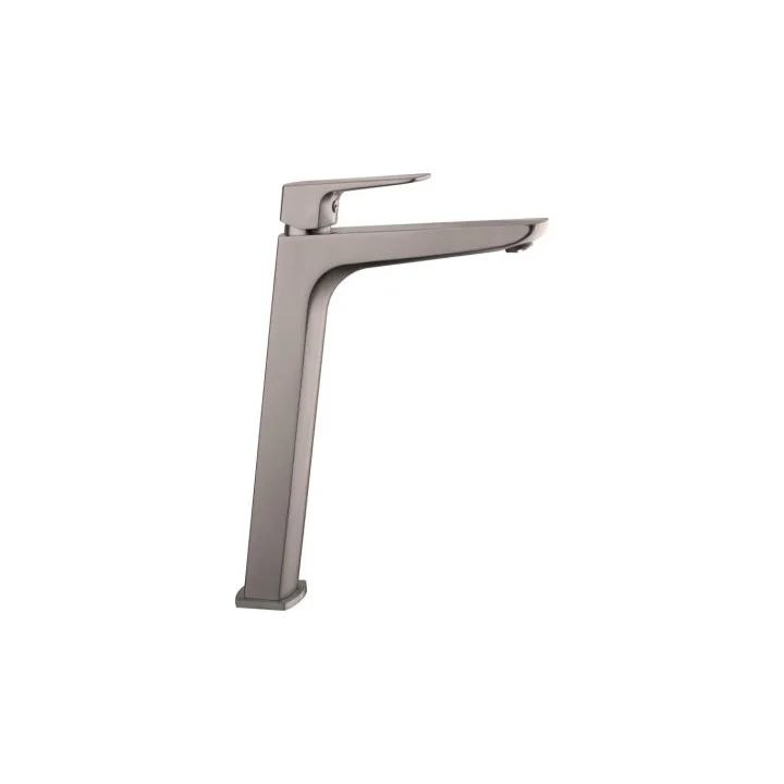 161-product_main.webp Grifo monomando lavabo caño alto MARRIOT NÍQUEL PVD - Imagen 1