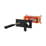 Grifo empotrable lavabo CASSIO NEGRO MATE - Imagen 2