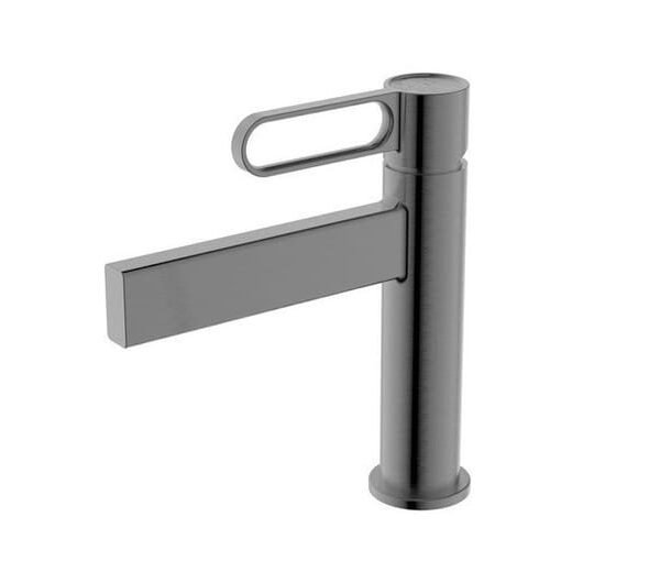 Grifo para lavabo titanio monomando DIOR