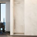 Mampara ducha 1 puerta abatible GLASS bisagra a pared