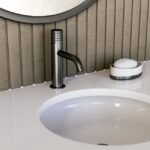 Grifo monomando para lavabo HELIOS Titanio - Imagen 2