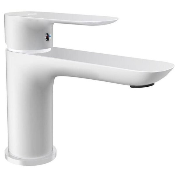 Grifo monomando de lavabo CASSIO blanco