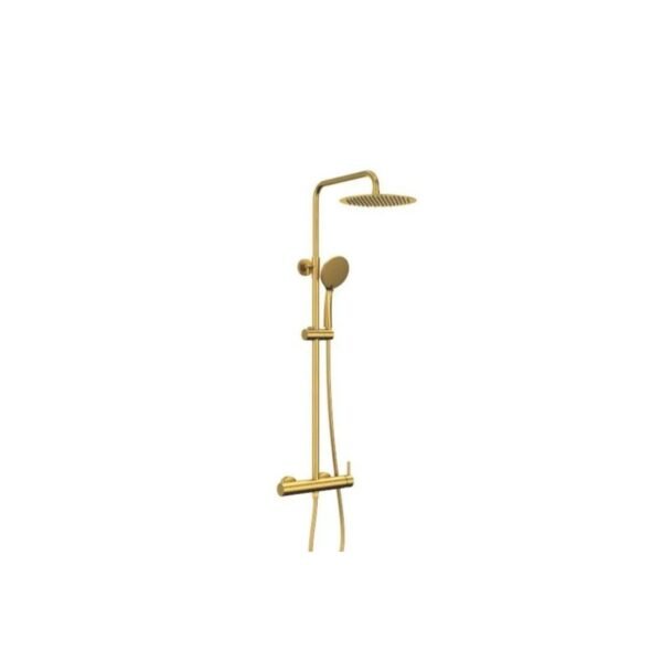 Conjunto de grifería para ducha INVERTER R ORO CEPILLADO