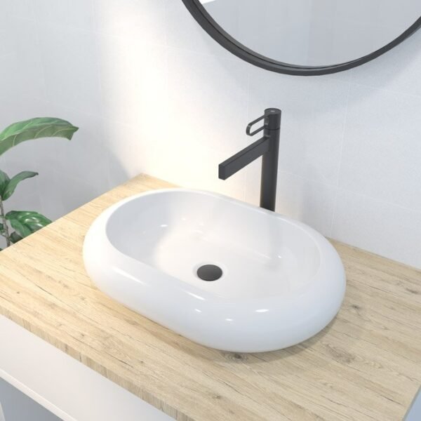 LAVABO CERÁMICO OVALADO 9314