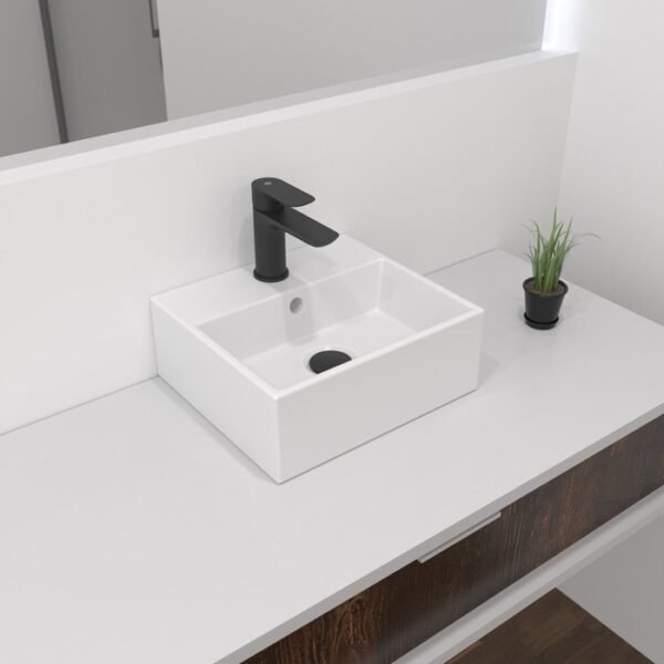 LAVABO CERÁMICO RECTANGULAR 9362 SOBRE / MURAL