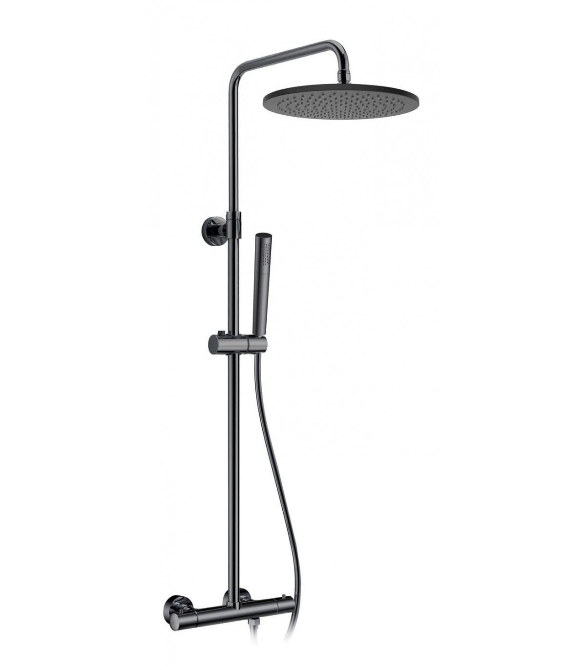 RR.jpg Conjunto de ducha termostático ROUND ELITE TITANIO - Imagen 1