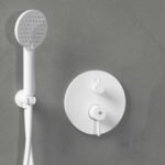 Grifería para ducha empotrada SIRIO BLANCO