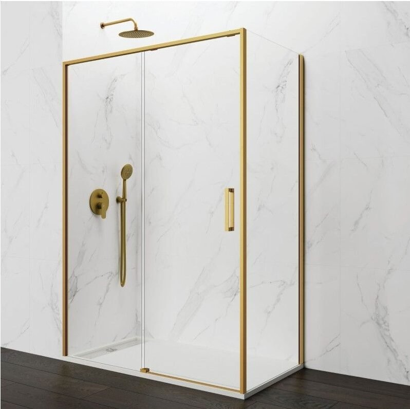 mampara-ducha-angular-fijo-corredera-lateral-fijo-twenty-oro-e1764853283463.jpg Mampara ducha angular fijo + corredera+ lateral fijo TWENTY ORO - Imagen 1