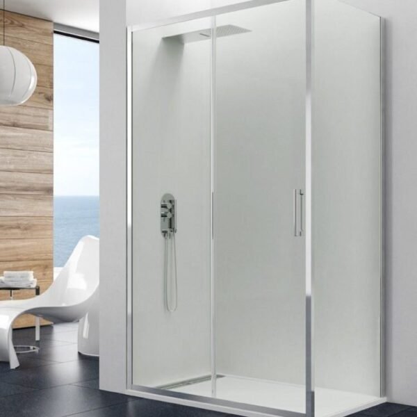 Mampara de ducha frontal + Corredera + Lateral Fijo PRESTIGE