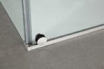 Mampara ducha INOX frontal fijo + corredera + lateral fijo VETRUM - Imagen 4