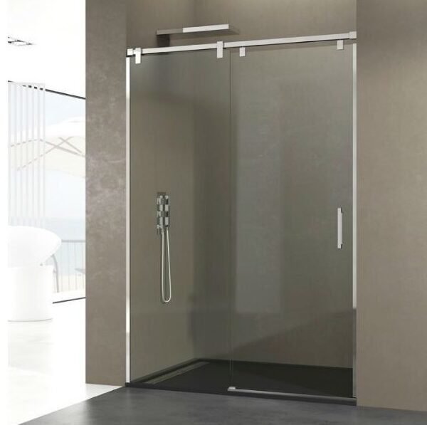 Mampara INOX fijo + corredera FUTURA