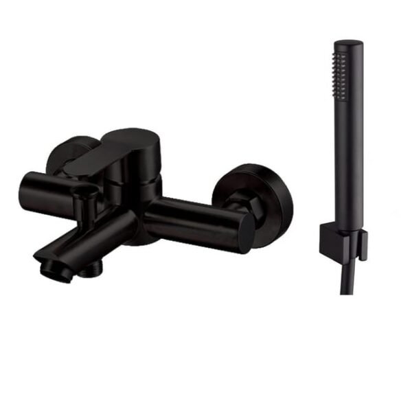 Grifo monomando para bañera IONY Acero negro