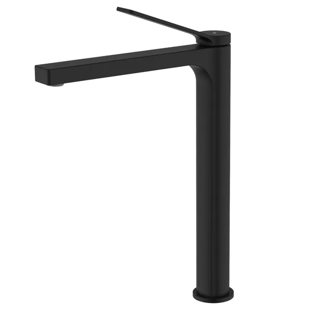 media-2-2.webp Grifo monomando para lavabo caño alto TARSIO Negro - Imagen 1