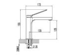 Grifo monomando para lavabo TARSIO - Imagen 3