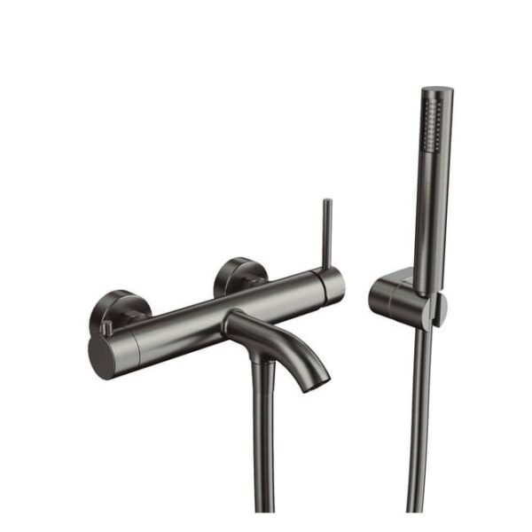 Grifo monomando para bañera SIRIO titanio
