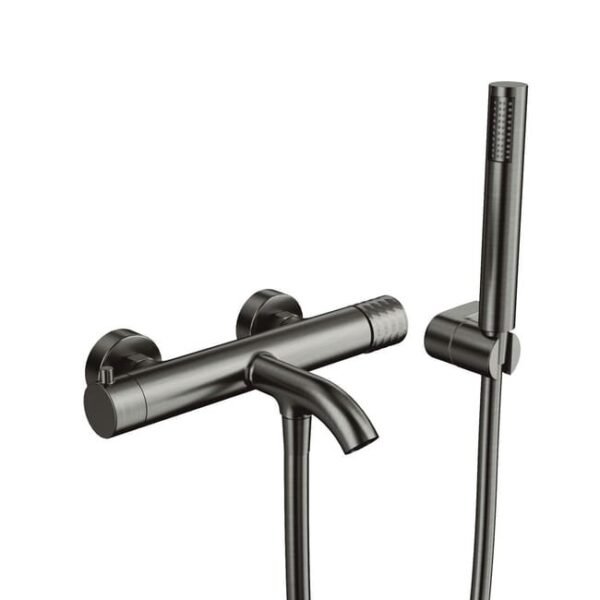 Grifo monomando para bañera HELIOS Titanio
