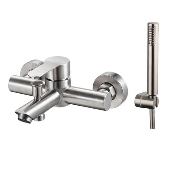Grifo monomando para bañera IONY Acero