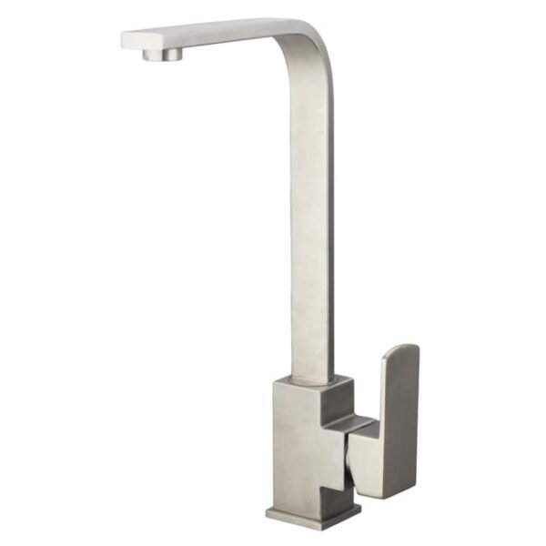 Grifo de cocina cuadrado QUADRA acero