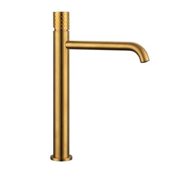 media-8-4.jpeg Grifo monomando para lavabo caño alto HELIOS Oro - Imagen 1