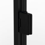 Mampara ducha 2 puertas abatibles GLASS negro - Imagen 2